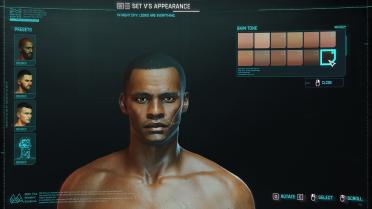 Darker skin tone