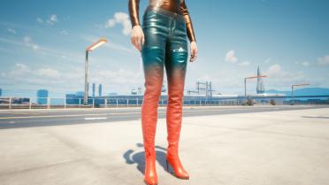 High boot pants