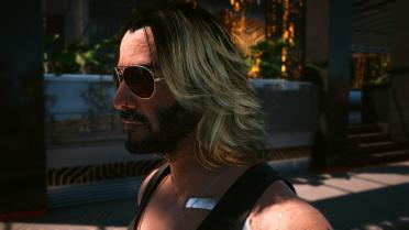 Johnny Dyeing Hair