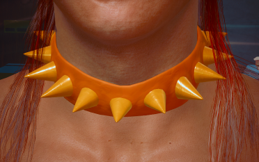 Male V point collar