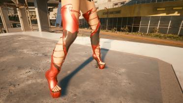 Custom clothing-high heel boots