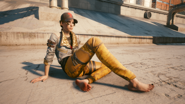 Female V's foot model