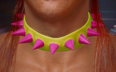 Male V point collar