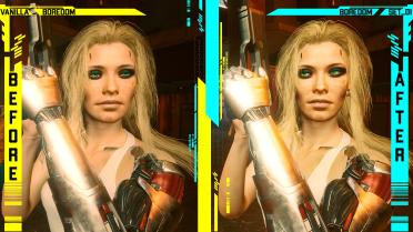 Expressive female V