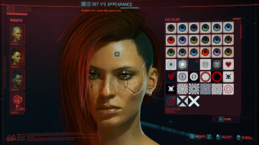 Custom eye color