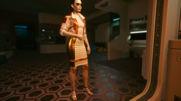 V's sexy high heels