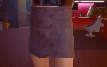 Men's V mini skirt
