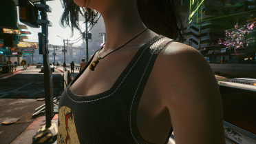 Female V Boxing Gloves Necklace
