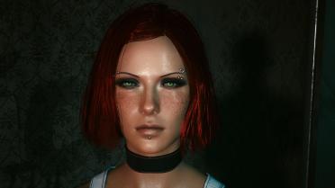 Nina's hair opened