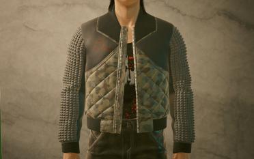 Men's V nail sleeve coat