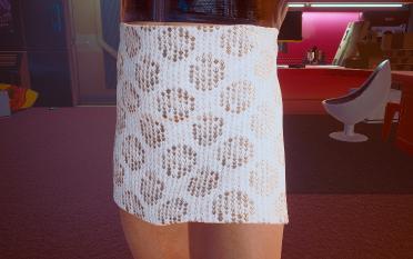 Men's V mini skirt