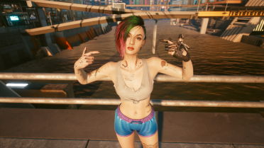 Judy NPC replaced with V