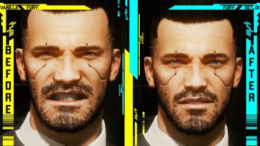 Expressive male V