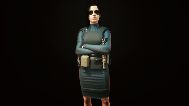 Militech agent clothing