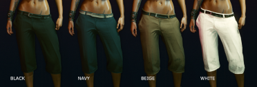 Twill shorts (female) 4 colors