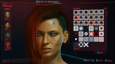 Custom eye color