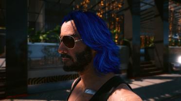 Johnny Dyeing Hair