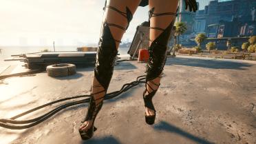 Custom clothing-high heel boots