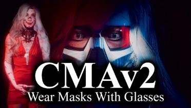 Wear a mask and glasses