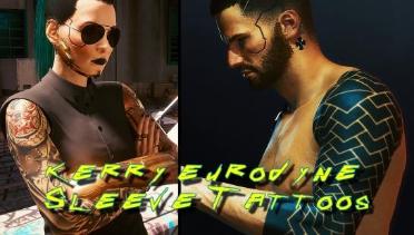 Kerry Eurodyne sleeve tattoo