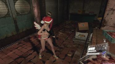 Resident Evil 6 Helena Christmas sexy little angel mod