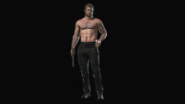 Shirtless Chris Redfield
