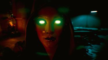 Glowing eyes-color