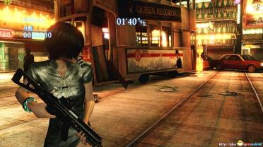 Resident Evil 6 Ada Wong Silver Grey & Red Cheongsam MOD
