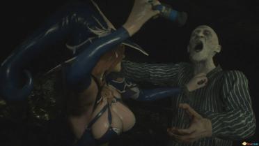 Azure Witch Katherine's big breasts debut!