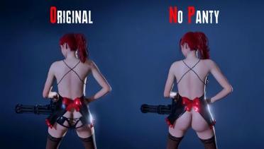 Claire Sexy Gothic No Panty (Addon)