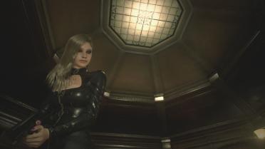 Ada & Claire Moto Dress Black Leather Coat