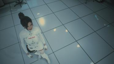 Resident Evil 2 Remake Ada special police officer in white