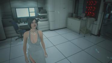 Ada & Claire white gown