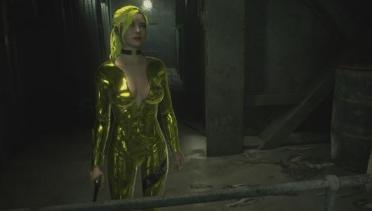Resident Evil 2 Remake Ada Golden Sci-Fi Suit