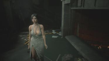 Ada & Claire white gown