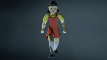 Squid Games - Wooden Man Doll