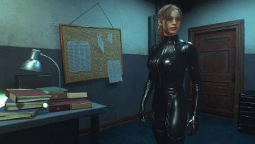 Claire - Latex Tights (Jet Black)