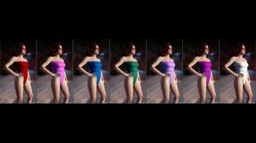 Tight tank top in optional colors
