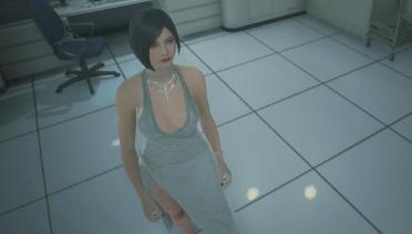 Ada & Claire white gown