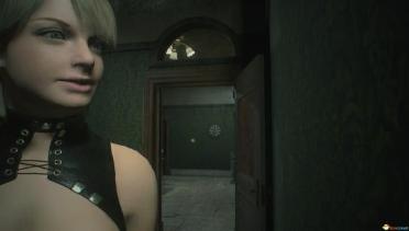 RE4 Ashley - Motorcycle Spice Girl (Leather Pants Nude)