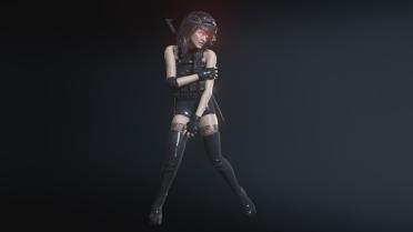 Jill Ghostblade Red Eyes