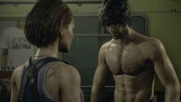 Shirtless Carlos Oliveira