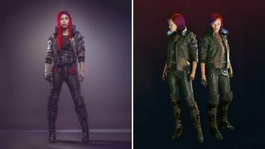 Original Leather Pants by E3 Female V