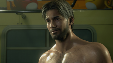 Shirtless Carlos Oliveira