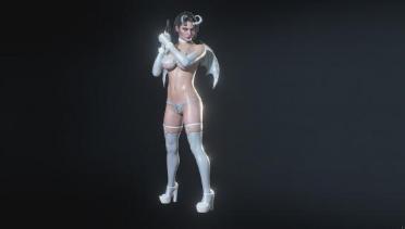 Resident Evil 3 Remake Jill Snow White Bat