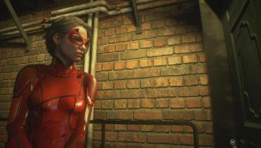 Blood Red Cat Suit