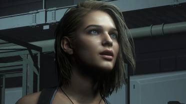 Jill's long blonde hair
