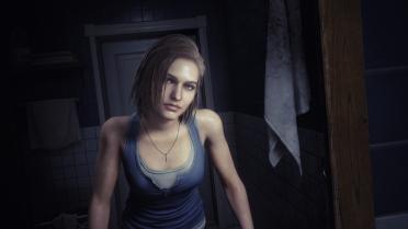 Jill's long blonde hair