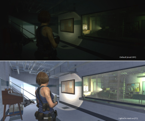 RE3 light on