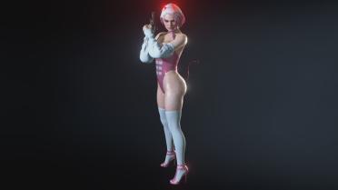 Jill Latex Demon (Pink)